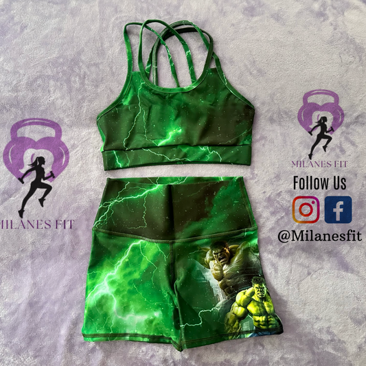 Hulk Short Set 💚🔥